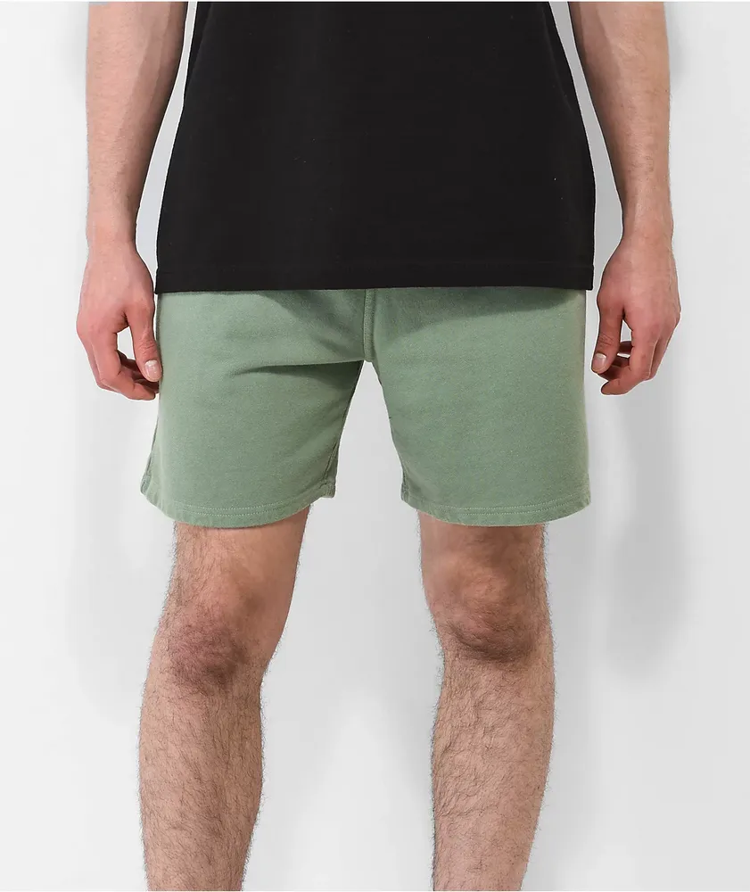 Zine Zone Light Green Sweat Shorts