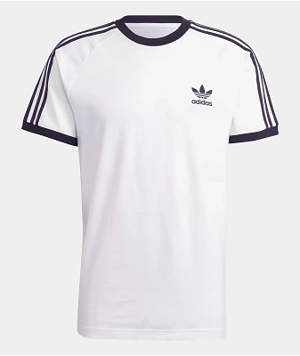 adidas Adicolor Classic 3-Stripes White T-Shirt