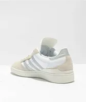 adidas Busenitz Tan, White & Silver Skate Shoe