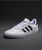 adidas Busenitz Vulc II White, Black, & Gold Shoes