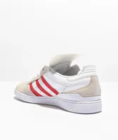 adidas Busenitz White & Scarlet Shoes