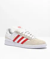 adidas Busenitz White & Scarlet Shoes
