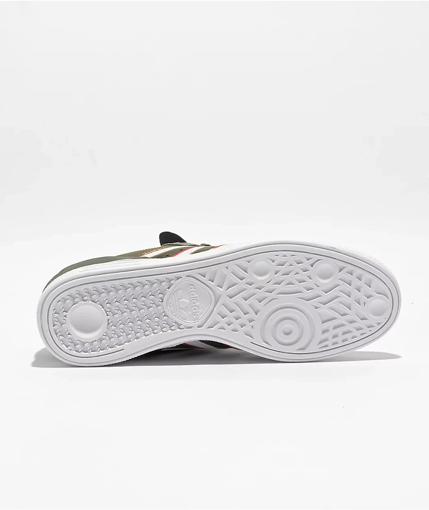 adidas Busenitz x Mancina Green & White Skate Shoes