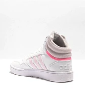 adidas Hoops 3.0 Mid Pink Shoes