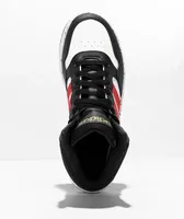 adidas Kids Hoops Mid 3.0 White, Vivid Red & Black Shoes