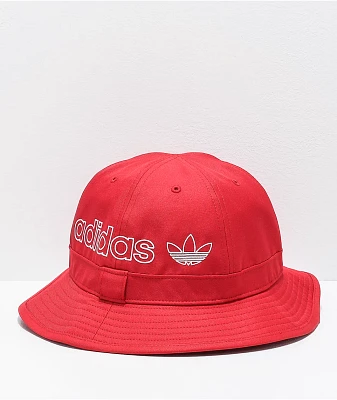 adidas Originals Bell Scarlet Bucket Hat