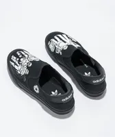 adidas x Star Wars Court Rally Black Slip-On Shoes