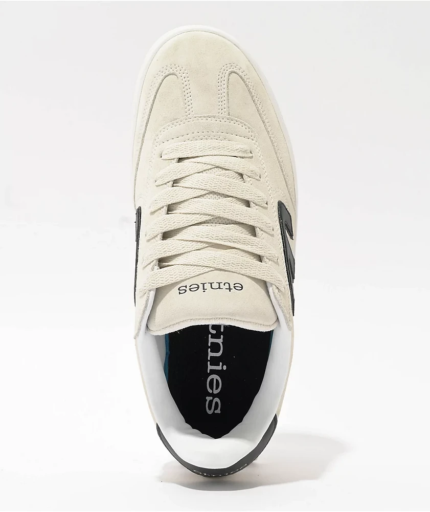 etnies Locut White & Black Skate Shoes