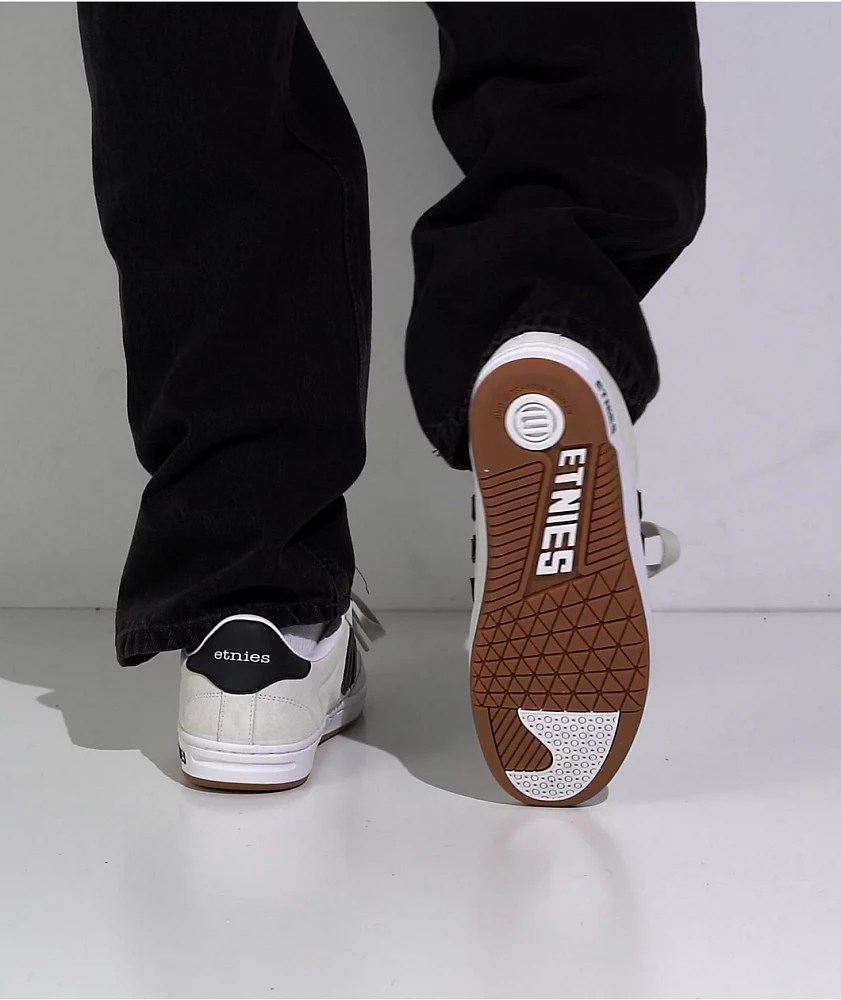 etnies Locut White & Black Skate Shoes
