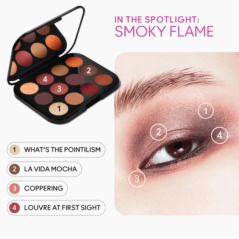 Connect In Colour Eye Shadow Palette: Future Flame