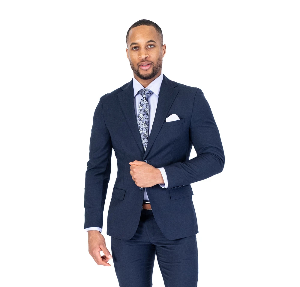X-Slim MK Solid Suit - Navy