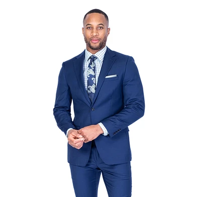 X-Slim Solid Suit - Blue