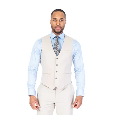 Solid Vest Separate - Sand