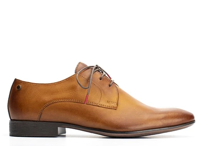 Dansey Lace Up Solid Shoe - Tan