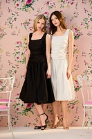 Clarabelle Bubble Hem Midi Dress