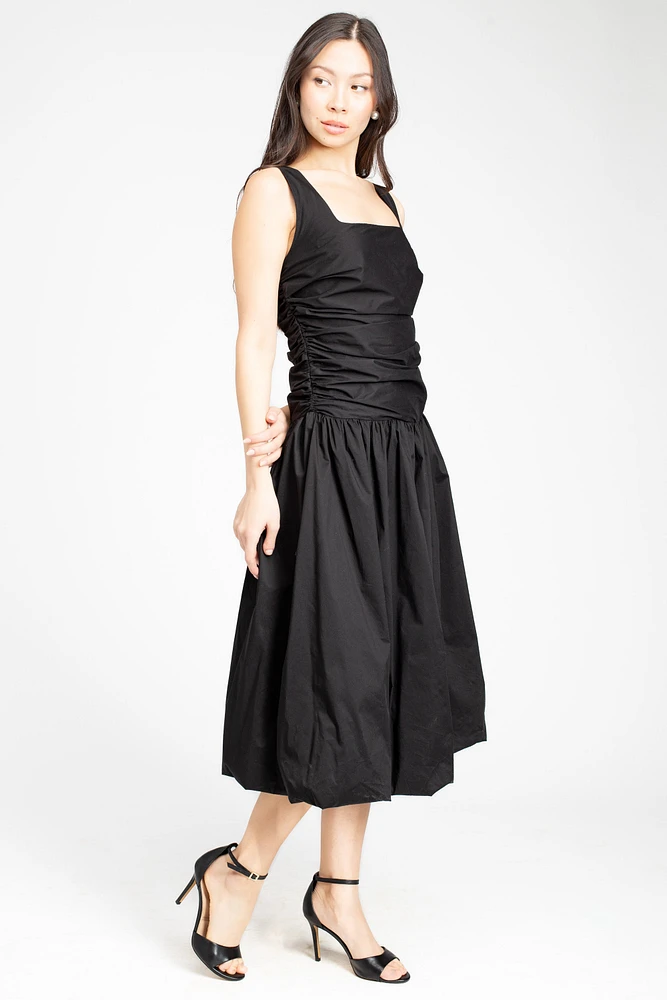 Clarabelle Bubble Hem Midi Dress