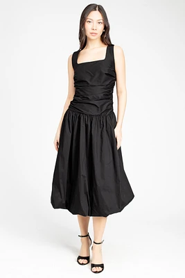 Clarabelle Bubble Hem Midi Dress