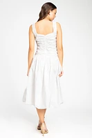 Clarabelle Bubble Hem Midi Dress