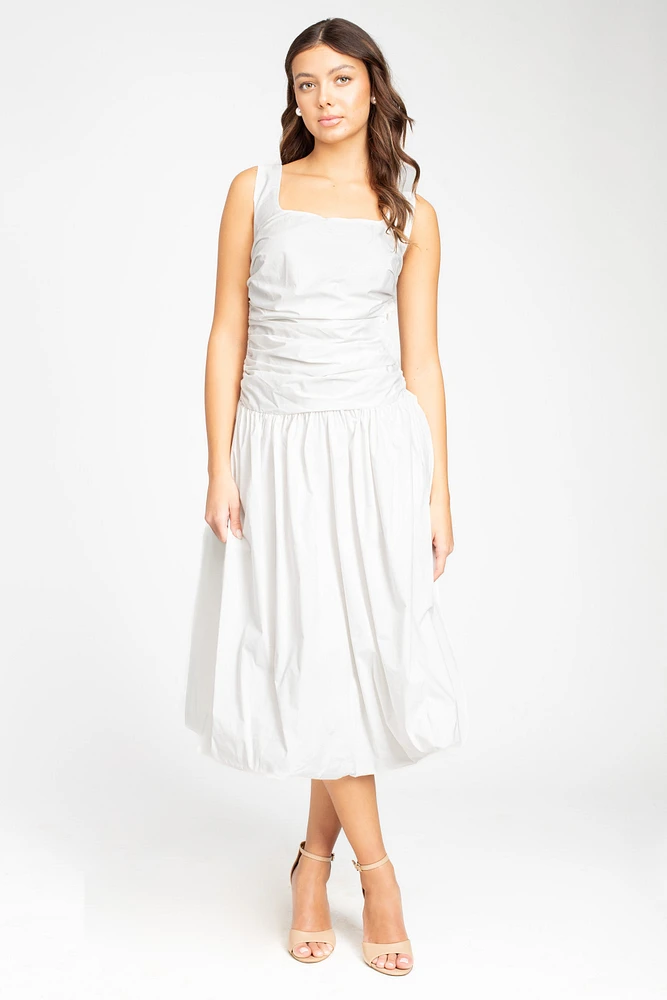 Clarabelle Bubble Hem Midi Dress
