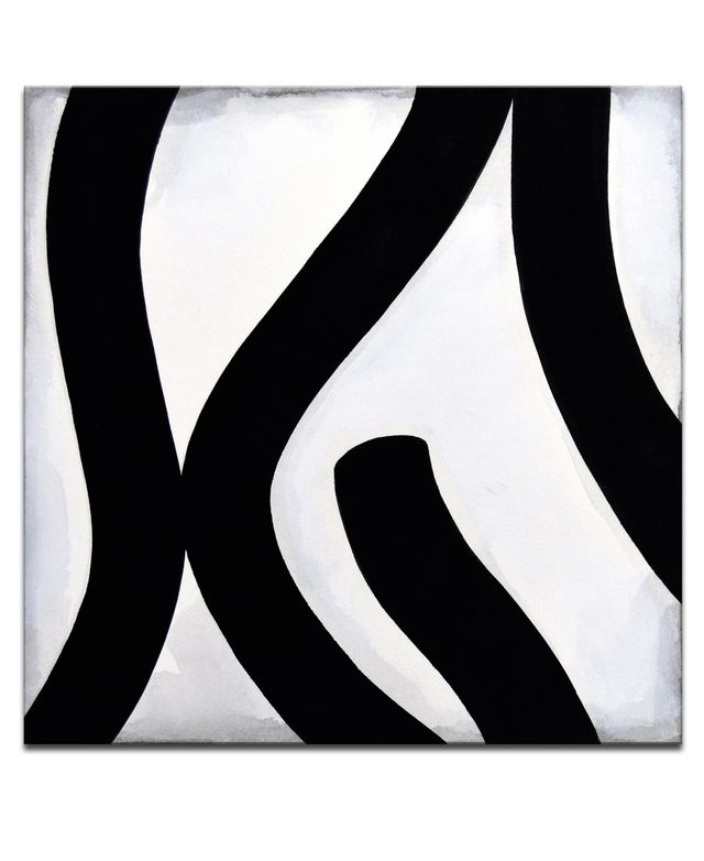 Ready2HangArt, 'Lines I' Shape Canvas Wall Art, 40x40"