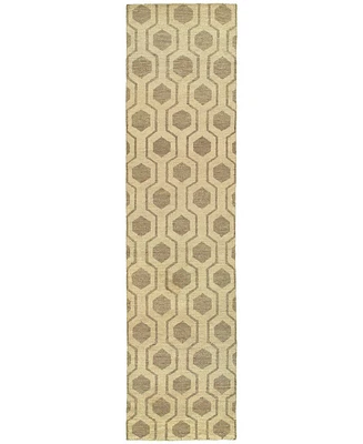 Closeout! Oriental Weavers Maddox 56505 Beige/Stone 2'6" x 10' Runner Area Rug