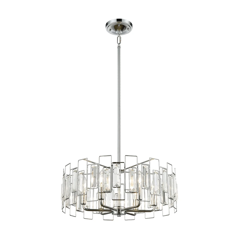 Elk Lighting Crosby Pendant in Chrome
