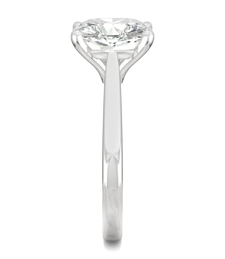 Moissanite Cushion Solitaire Ring (3-1/3 ct. tw.) 14k White, Yellow or Rose Gold