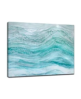 Ready2HangArt 'Neptune's Fury' Abstract Canvas Wall Art, 30x40"