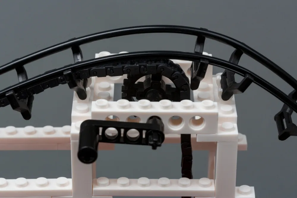 Cdx Blocks Brick Construction Little Dipper Roller Coaster Building Set