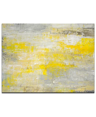 Ready2HangArt 'Yellow Breeze' Canvas Wall Art, 20x30"