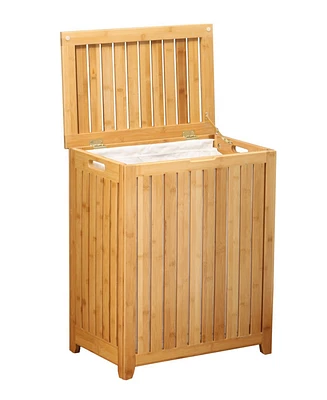Oceanstar Spa-Style Bamboo Laundry Hamper