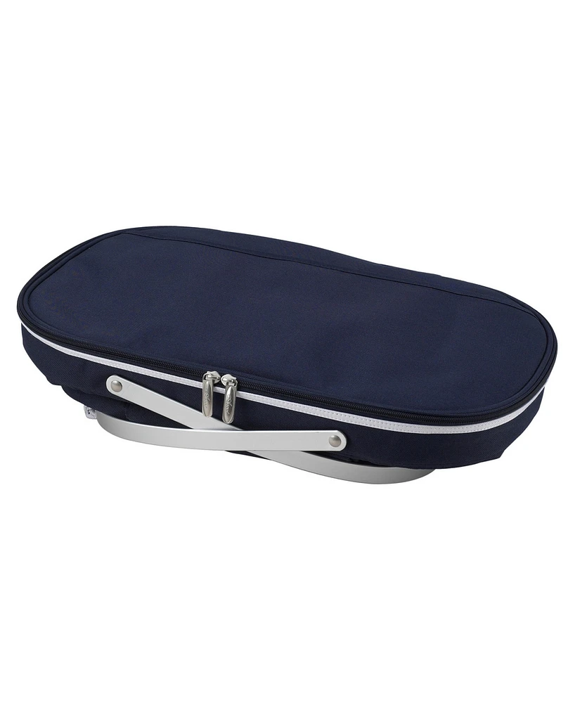 Picnic at Ascot Collapsible Picnic Basket Cooler - Equipped with Service For 4