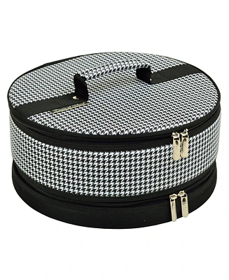 Picnic at Ascot Pie, Cake, Salad Carrier 12" Diameter - Rigid Sides