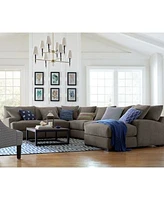 Closeout Rhyder Fabric Sectional Collection Created For Macys