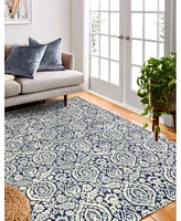 Closeout Bashian Medley 5440a Dark Blue Area Rug