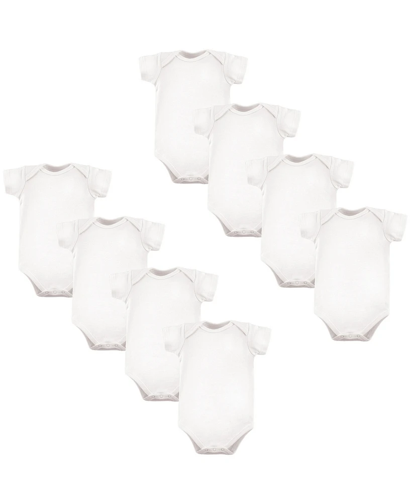 Luvable Friends Baby Boys Unisex 8Pk Bodysuits