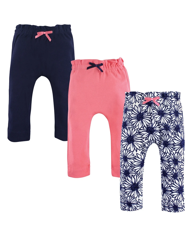 Touched by Nature Baby Girls 3Pk Organic Pants