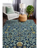 Closeout! Bashian Dijay Djy-131 Navy 2'6" x 8' Runner Area Rug