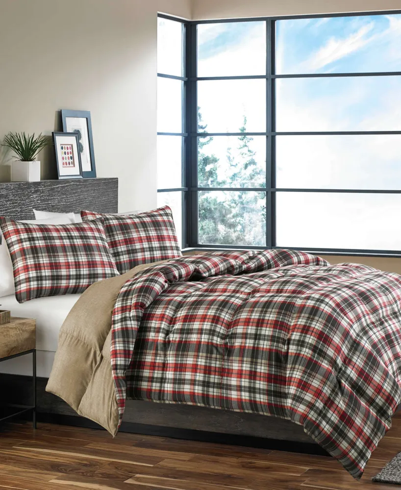 Eddie Bauer Astoria Microsuede Reversible Comforter Set