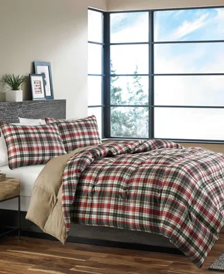 Eddie Bauer Astoria Microsuede Reversible Comforter Set