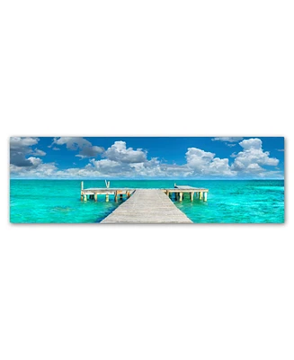 Doug Cavanah 'In No Hurry' Canvas Art - 19" x 6" x 2"