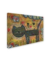 Funked Up Art 'Kitty Kat Ride' Canvas Art - 19" x 14" x 2"