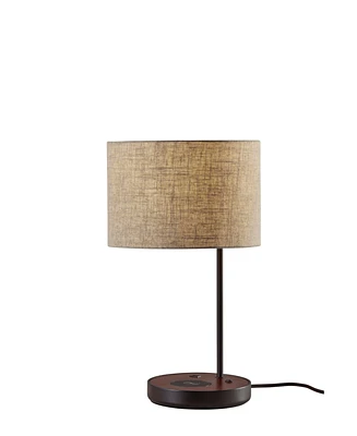 Adesso Oliver Wireless Charging Table Lamp