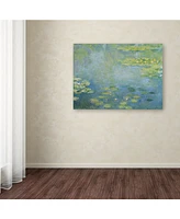 Monet 'Waterlilies' Canvas Art - 19" x 14" x 2"