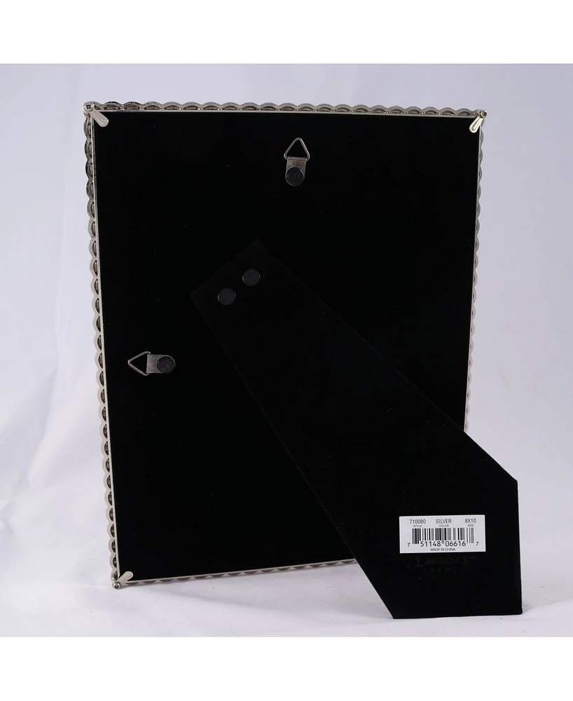 Lawrence Frames 710080 Silver Metal Rope 8x10 Matted For Picture Frame - 5" x 7"