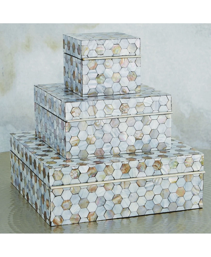 Global Views Mother of Pearl Box Medium