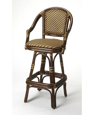Butler Specialty Renata Rattan Bar Stool
