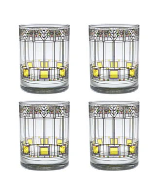 Frank Lloyd Wright Tree of Life Double Old Fashioned Glass - Set of 4