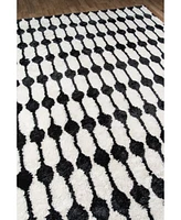 Novogratz Retro Ret-4 Black 5' x 7'6" Area Rug