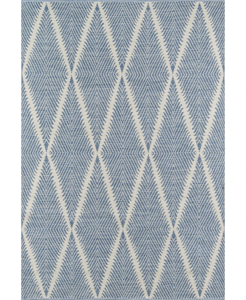 Erin Gates River Riv-1 Machine-Washable Beacon Citron 7'6" x 9'6" Area Rug